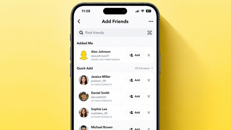 Add People on Snapchat