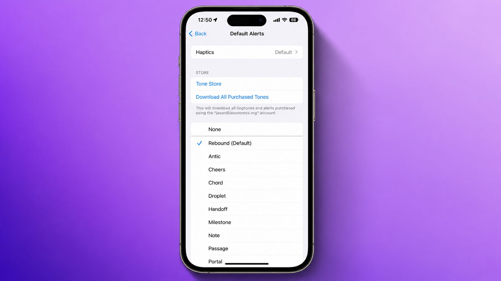 Change iPhone Default Notification Sound in iOS 17